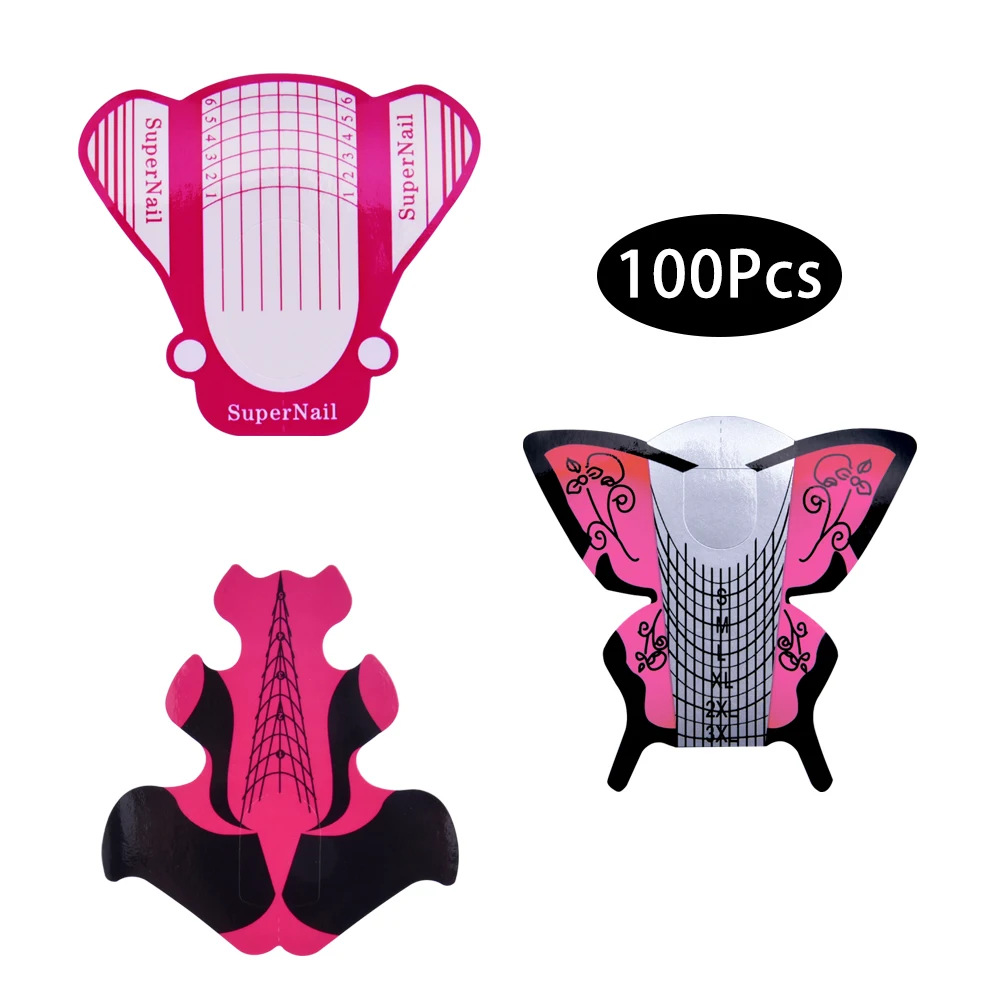 100Pcs/Lot Nail Form Stickers Nail Extension Form Extension Curl Form Nail Art Guide Form Self-Adhesive Mold for Nails Extension
100Pcs/Lot Nail Form Stickers Nail Extension Form Extension Curl Form Nail Art Guide Form Self-Adhesive Mold for Nails Extension