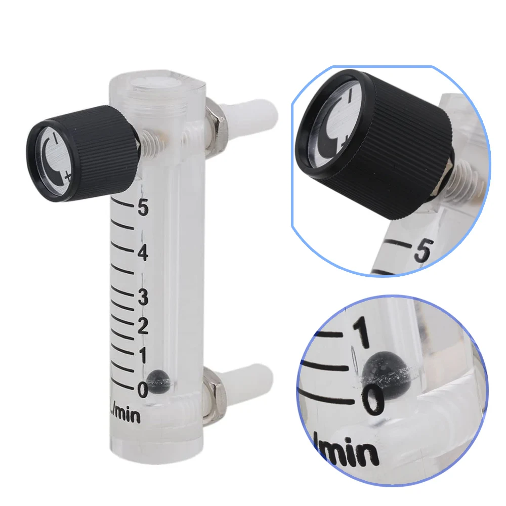 0-5LPM 5L Flow Meter Flowmeter with Control Valve 8mm Hose for Oxygen Air Gas Tube Type Acylic Flowmeter Gas 8mm Hose Fitting
0-5LPM 5L Flow Meter Flowmeter with Control Valve 8mm Hose for Oxygen Air Gas Tube Type Acylic Flowmeter Gas 8mm Hose Fitting
