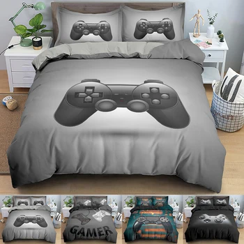 3D Bedding Set Gamepad Print Duvet Cover Set Gamer Bedclothes With Pillowcase Game Bedding Set Home Textiles 
3D Bedding Set Gamepad Print Duvet Cover Set Gamer Bedclothes With Pillowcase Game Bedding Set Home Textiles