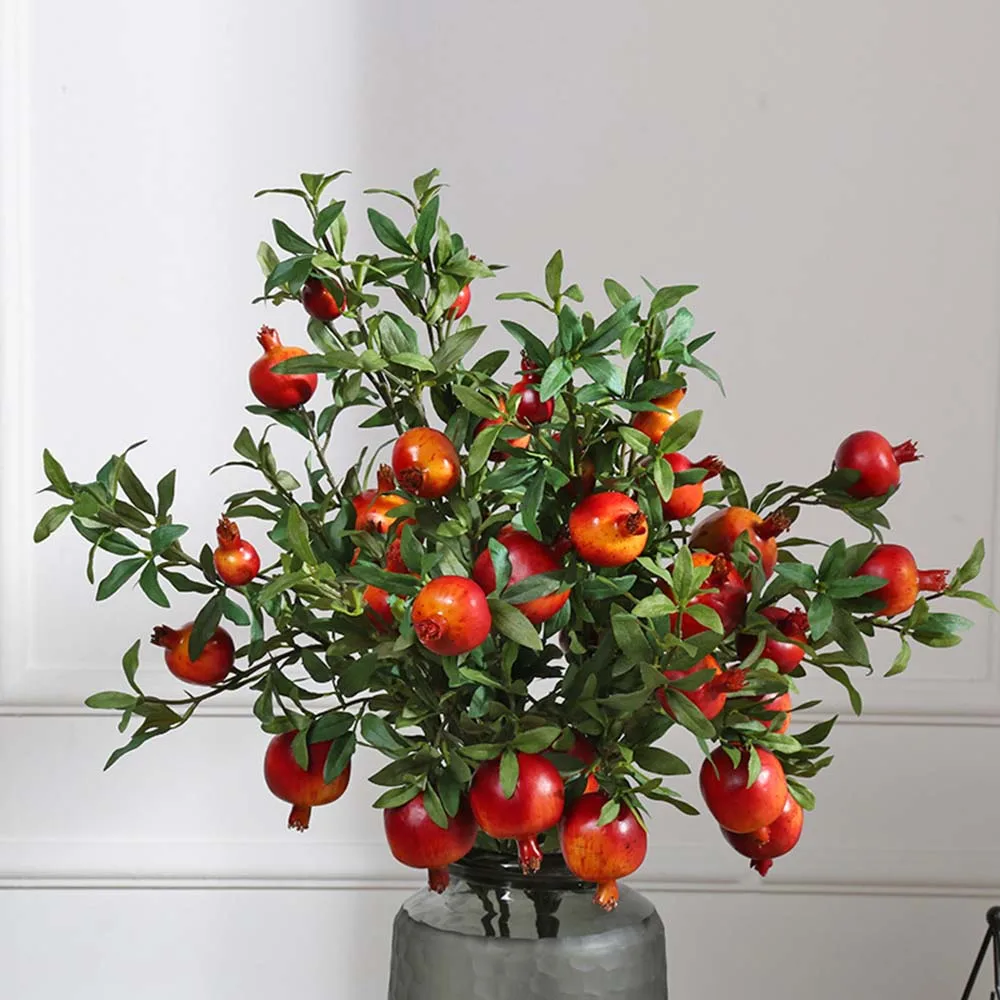 1Pc Floral Berry Simulation Pomegranate Fruit Branch Simulation Fruit Living Room Home Decoration Fake Fruit Flower Arrangement
1Pc Floral Berry Simulation Pomegranate Fruit Branch Simulation Fruit Living Room Home Decoration Fake Fruit Flower Arrangement