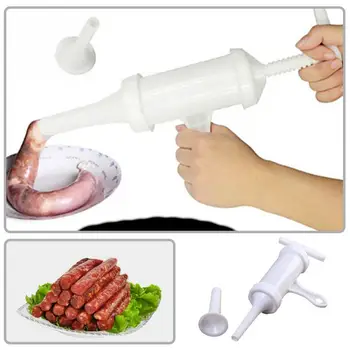 Meat Filling Machine Sausage Machine Meat Stuffer Manual Pressing Nozzle Funnel Safe & Hygienic Easy Clean & Durable Homemade
Meat Filling Machine Sausage Machine Meat Stuffer Manual Pressing Nozzle Funnel Safe & Hygienic Easy Clean & Durable Homemade