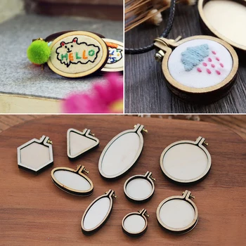 1PC Mini Wooden Embroidery Stretch Round Sewing Kit Frame Jewelry Necklace Pendant Handmade DIY Cross Stitch Fixed Frame Crafts
1PC Mini Wooden Embroidery Stretch Round Sewing Kit Frame Jewelry Necklace Pendant Handmade DIY Cross Stitch Fixed Frame Crafts