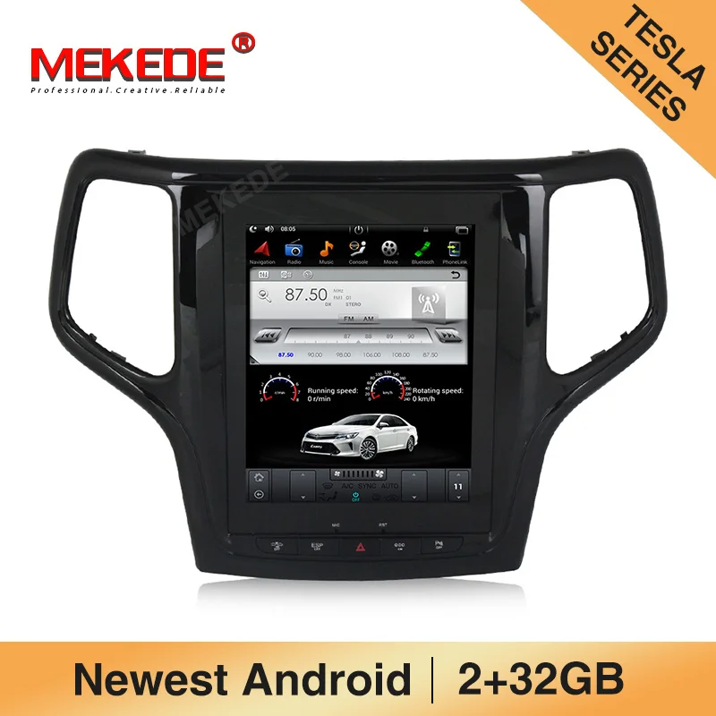 MEKEDE Tesla Car GPS Rdio for Jeep Grand Cherokee 2014 2G RAM 32G ROM with Original Steering wheel controls DVR with GPS radio 
MEKEDE Tesla Car GPS Rdio for Jeep Grand Cherokee 2014 2G RAM 32G ROM with Original Steering wheel controls DVR with GPS radio