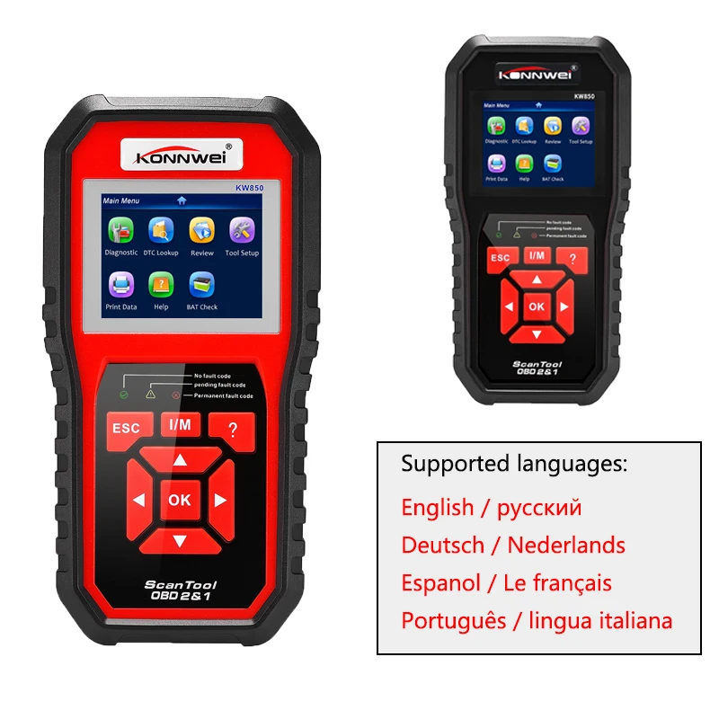 Auto Diagnostic Scanner Universal OBD Car Diagnostic Tool ODB2 Check Engine Automotive Car Code Reader Multi-languages Universal
Auto Diagnostic Scanner Universal OBD Car Diagnostic Tool ODB2 Check Engine Automotive Car Code Reader Multi-languages Universal