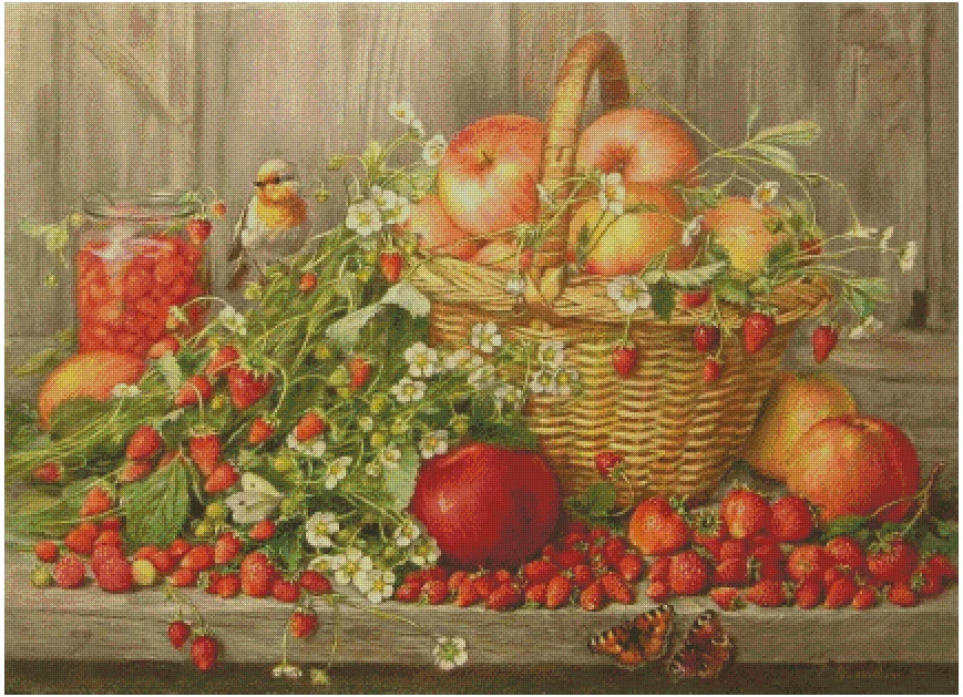 Apples with Strawberries Fruit Top Quality Cross Stitch Kits 14CT Unprinted Sewing kit for Embroidered Art Handmade Home Decor
Apples with Strawberries Fruit Top Quality Cross Stitch Kits 14CT Unprinted Sewing kit for Embroidered Art Handmade Home Decor