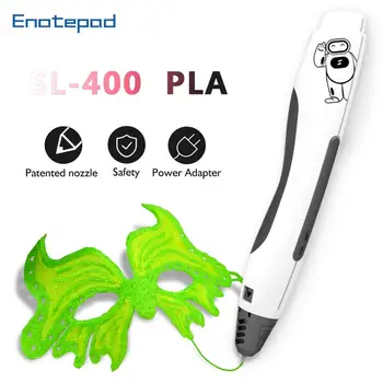 Enotepad 3D Pen SL-400 professional Newest Box Gift Set 3D Drawing Pen Support PLA Filament regalos originales Gadget 3DPen
Enotepad 3D Pen SL-400 professional Newest Box Gift Set 3D Drawing Pen Support PLA Filament regalos originales Gadget 3DPen