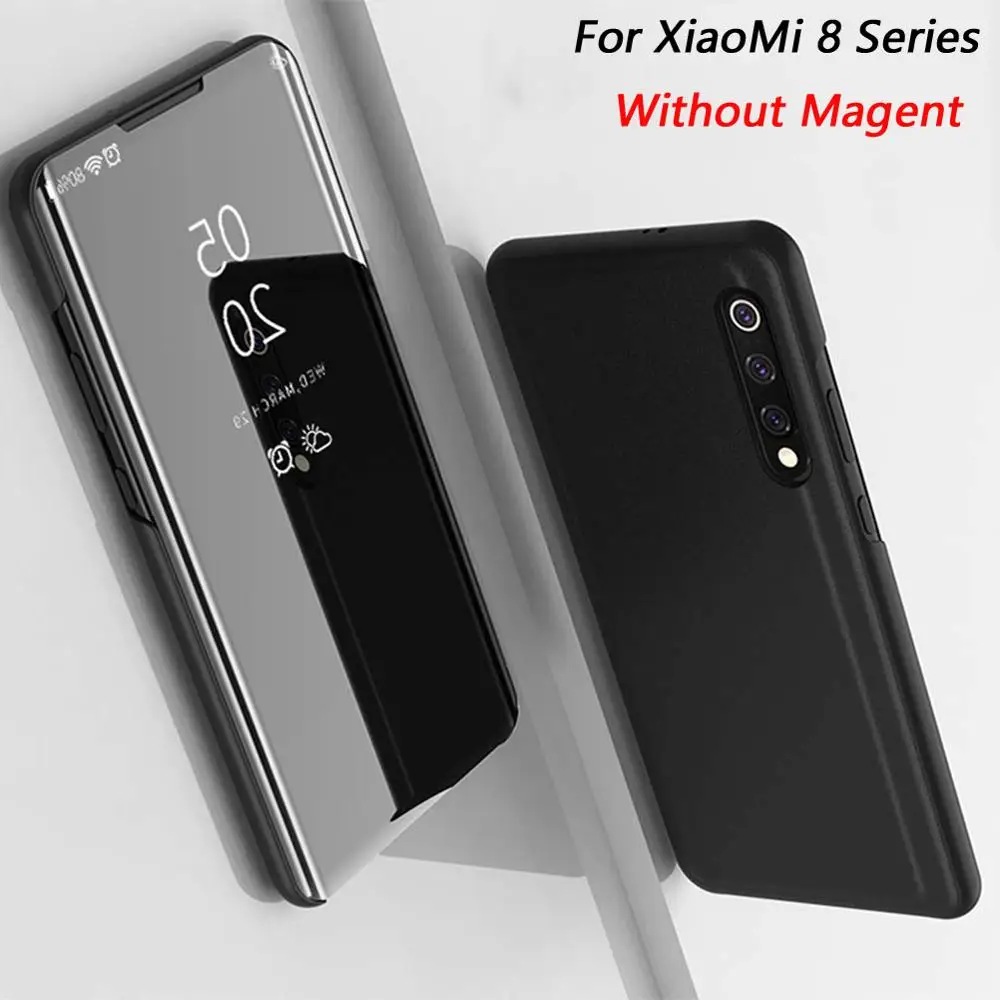 Mirror shell for Xiaomi Mi 8 Cover Case Smart Phone Bags Luxury Leather Flip Book Cover For Mi 8 PRO Case clear view for mi8 SE
Mirror shell for Xiaomi Mi 8 Cover Case Smart Phone Bags Luxury Leather Flip Book Cover For Mi 8 PRO Case clear view for mi8 SE