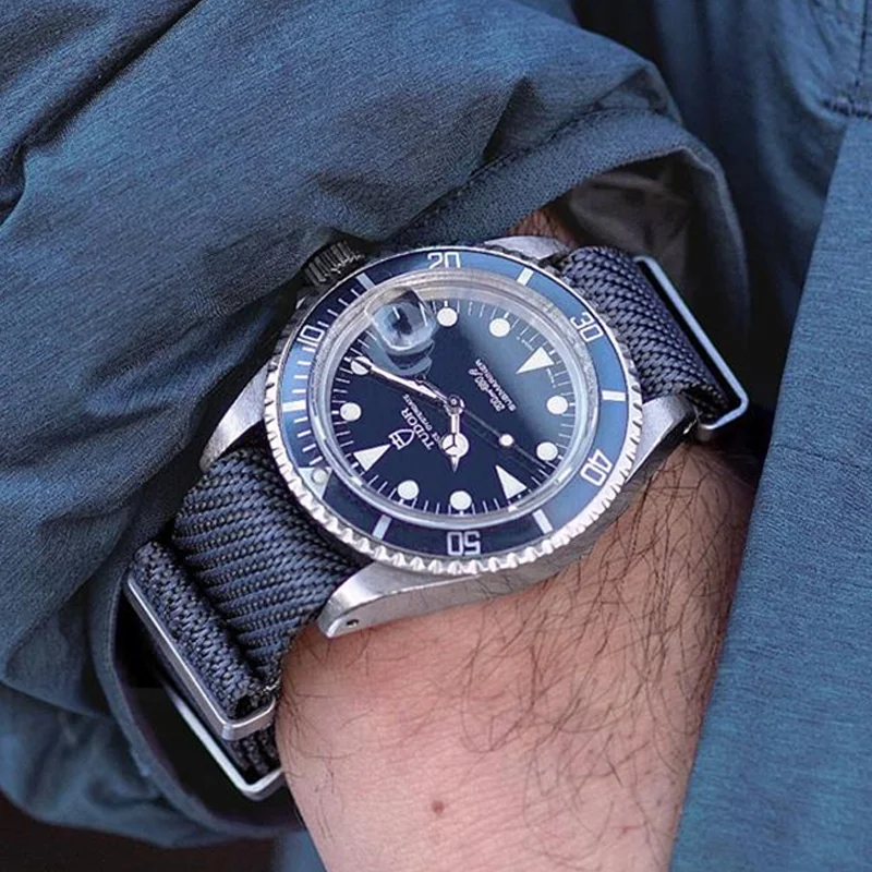 Ремешок для часов Premium Grade NATO Zulu 20 мм 22 нейлоновый сменный Браслет ремешок Tudor