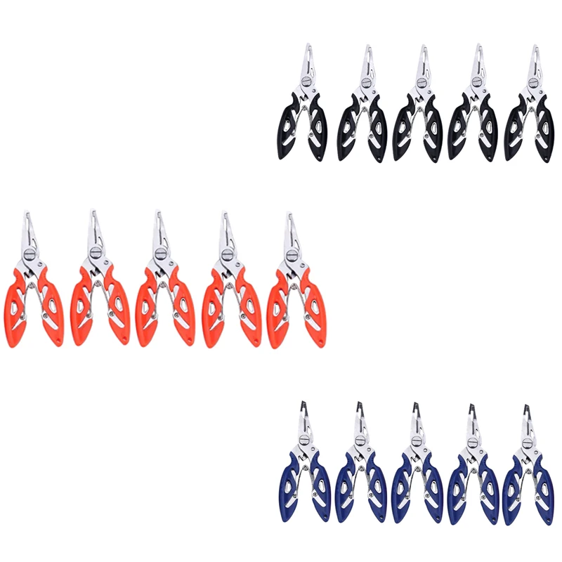 5 Pcs Multi-Function Fishing Pliers Scissors Wire Cutter Accessories Tool with Nylon Bag
5 Pcs Multi-Function Fishing Pliers Scissors Wire Cutter Accessories Tool with Nylon Bag