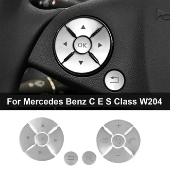 12 Pcs/set Popular Button Cover Trim Silver ABS Car Steering Wheel Buttons Cover Trim For Mercedes Benz C E S Class W204 Modles
12 Pcs/set Popular Button Cover Trim Silver ABS Car Steering Wheel Buttons Cover Trim For Mercedes Benz C E S Class W204 Modles