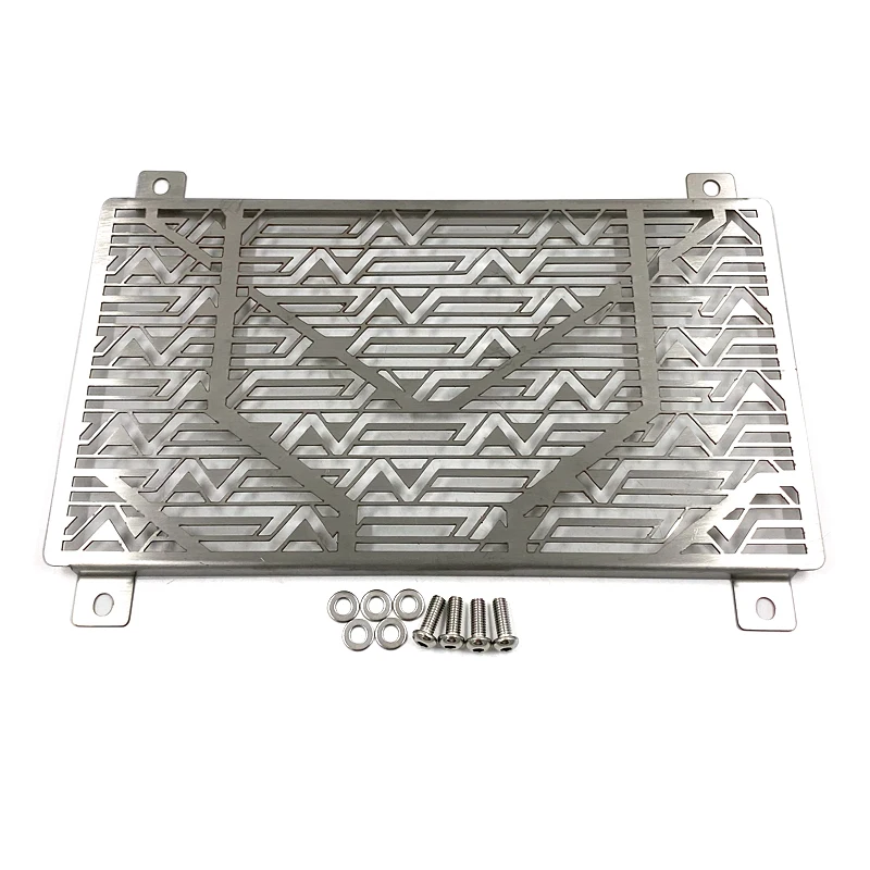 Motorbike Radiator Water Cooler Grille Guard Grill Cover Protector Steel Black For KAWASAKI Ninja 400 Z400 2018 2019 (2)