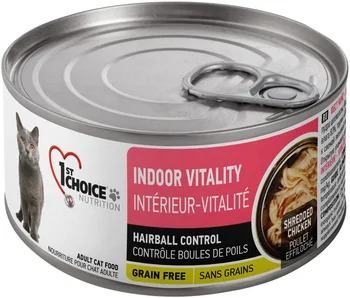 1ST CHOICE 1ST CHOICE CAT ADULT INDOOR VITALITY bezzernovye for adult cats who live at home with chicken and apples 85 gr
1ST CHOICE 1ST CHOICE CAT ADULT INDOOR VITALITY bezzernovye for adult cats who live at home with chicken and apples 85 gr