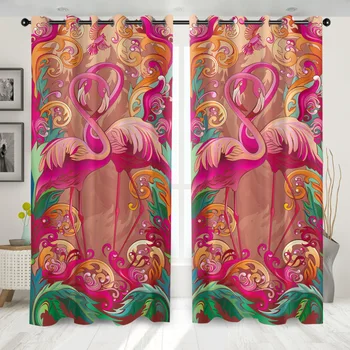 SOFTBATF Pink flamingo Windows Curtains Darkening for Living Room Bedroom Decorative Kitchen Curtains Dropshipping
SOFTBATF Pink flamingo Windows Curtains Darkening for Living Room Bedroom Decorative Kitchen Curtains Dropshipping