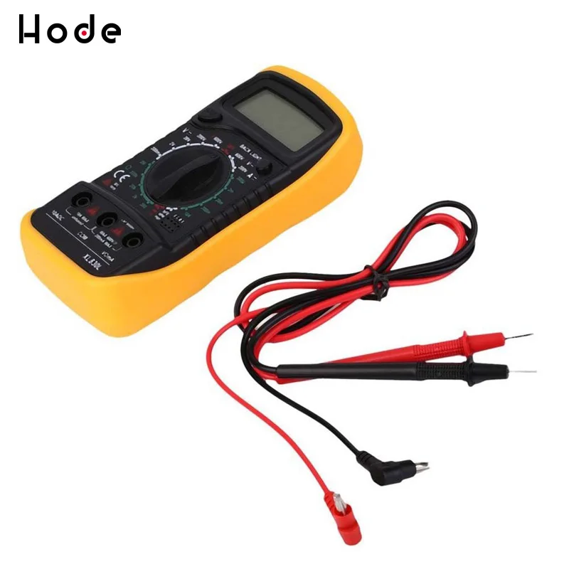 Digital multimeter XL830L AC DC digital lcd multimeter voltmeter temperature OHM Volt Tester
Digital multimeter XL830L AC DC digital lcd multimeter voltmeter temperature OHM Volt Tester