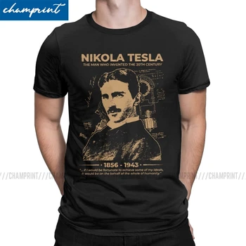 Hipster Nikola Tesla Men's T Shirts Electricity Science Physicist Energy Inventor Geek Nerd Novelty Tee Shirt Crew Neck T-Shirt
Hipster Nikola Tesla Men's T Shirts Electricity Science Physicist Energy Inventor Geek Nerd Novelty Tee Shirt Crew Neck T-Shirt