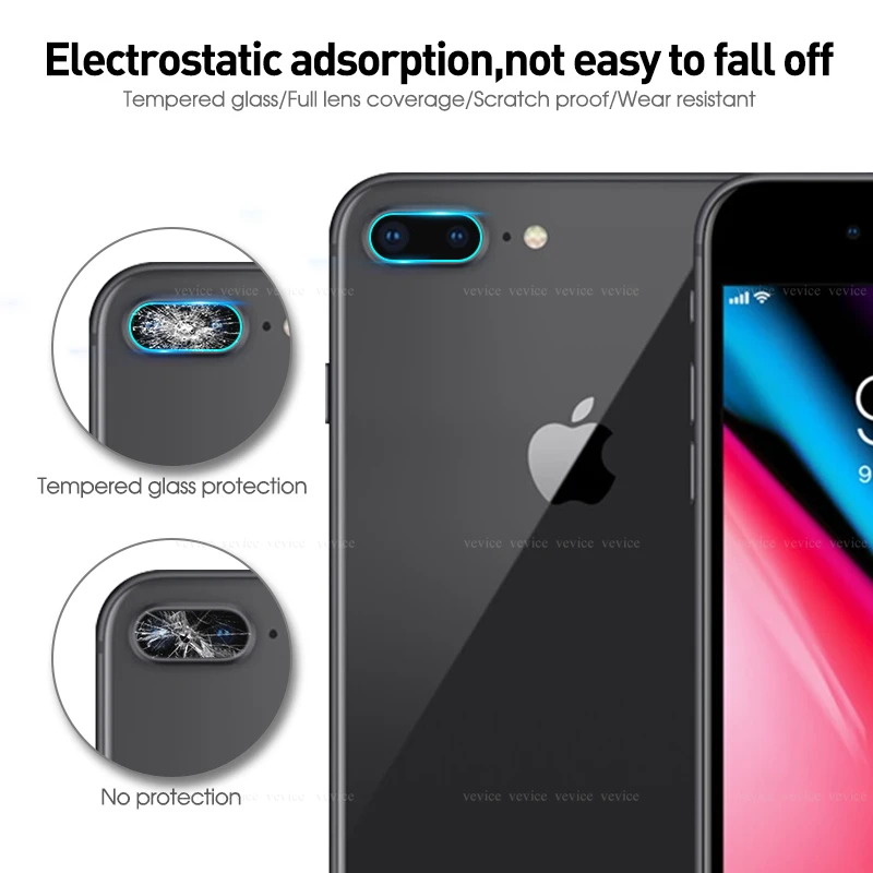 Camera Screen Protector film For iPhone 7 8 Plus Back Camera Lens Glass For iPhone X XS XR XS MAX Rear Camera Lens Glass film