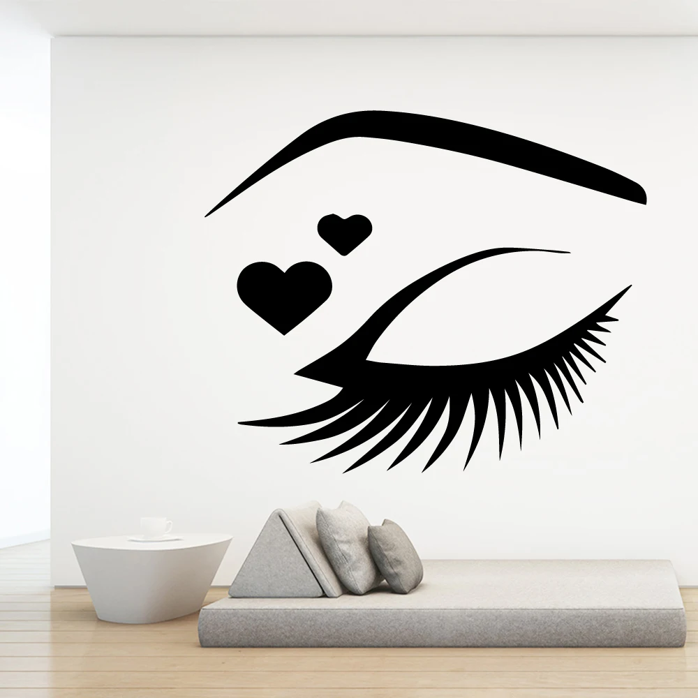 Креативные красивые настенные наклейки в виде глаз животные любовники