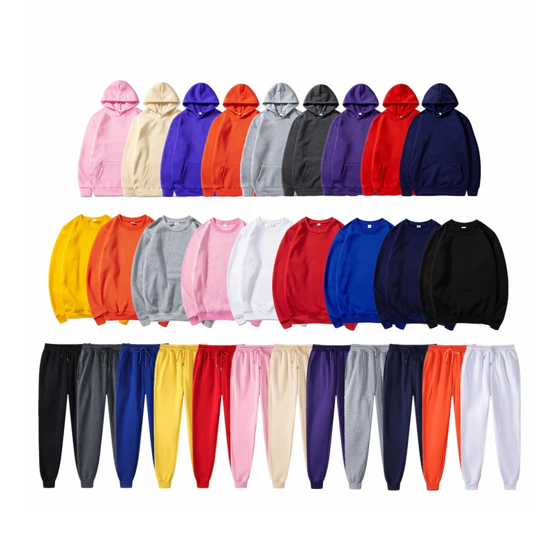 Solid Color Casual Tracksuit Women and Men Sports Set Sweatshirts Pullover Hoodies Suit 2020 Home Sweatpants Outfits Size S-3XL
Solid Color Casual Tracksuit Women and Men Sports Set Sweatshirts Pullover Hoodies Suit 2020 Home Sweatpants Outfits Size S-3XL