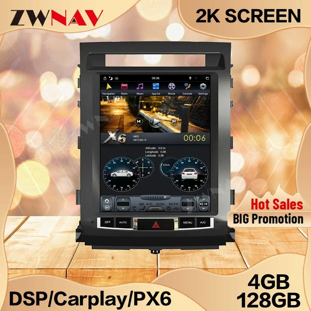 4+128G Tesa- Screen For TOYOTA LAND CRUISER LC200 2008 2009 2010-2015 Android Unit Car Multimedia Player GPS Audio Radio Stereo
4+128G Tesa- Screen For TOYOTA LAND CRUISER LC200 2008 2009 2010-2015 Android Unit Car Multimedia Player GPS Audio Radio Stereo