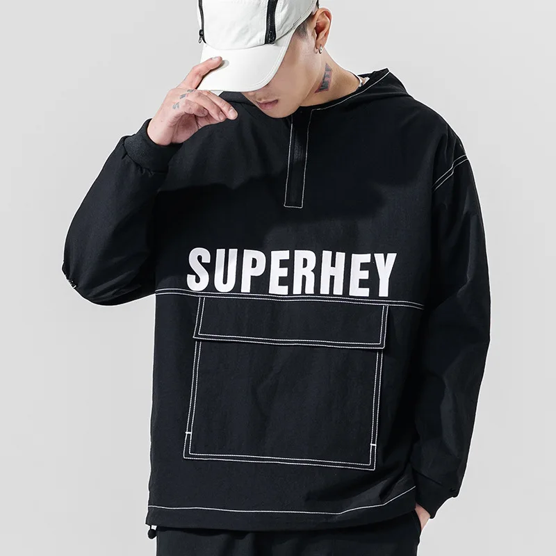Men Clothing Spring and Autumn New Trend Loose Hooded Jacket Double-faced Letter Casual Jacket for Men Zip Up Hoodie
Men Clothing Spring and Autumn New Trend Loose Hooded Jacket Double-faced Letter Casual Jacket for Men Zip Up Hoodie