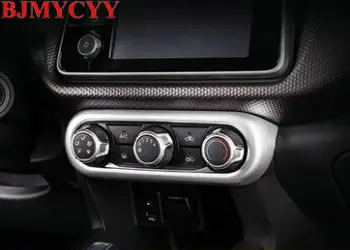 BJMYCYY Car styling central air outlet ABS decorative frame and air conditioner knob ABS decorative frame for Nissan Kicks 2017
BJMYCYY Car styling central air outlet ABS decorative frame and air conditioner knob ABS decorative frame for Nissan Kicks 2017