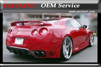 Car Styling Fiber Glass FRP Rear Diffuser Addon Fit For 2008-2011 R35 GTR CBA WA Style Rear Bumper Diffuser Addon w/ Brake Light
Car Styling Fiber Glass FRP Rear Diffuser Addon Fit For 2008-2011 R35 GTR CBA WA Style Rear Bumper Diffuser Addon w/ Brake Light