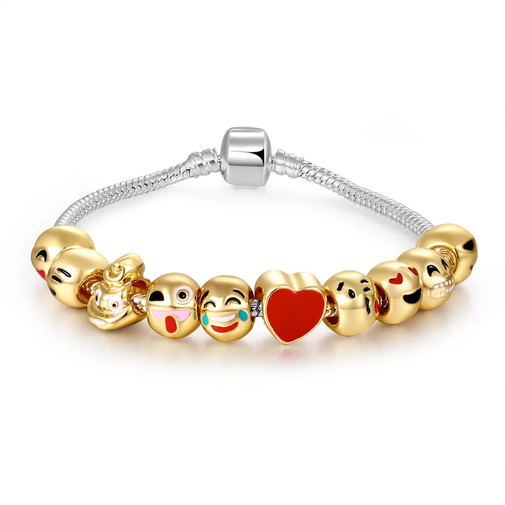 SCB83/SCB84 Famous Facial Pack Bracelet Christmas Cartoon 10 Smiling Face Environmental Protection Alloy Beads
SCB83/SCB84 Famous Facial Pack Bracelet Christmas Cartoon 10 Smiling Face Environmental Protection Alloy Beads