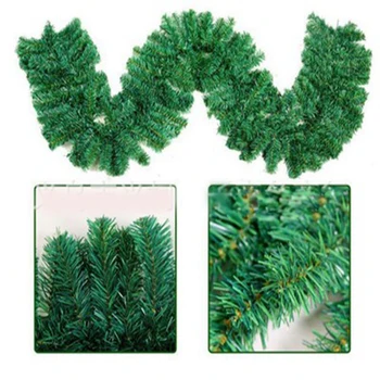 2.7M Green Leaf Garland Christmas Tree Decoration PVC Ordinary Artificial Flower Vine Rattan For Home Wedding Party Decoration
2.7M Green Leaf Garland Christmas Tree Decoration PVC Ordinary Artificial Flower Vine Rattan For Home Wedding Party Decoration