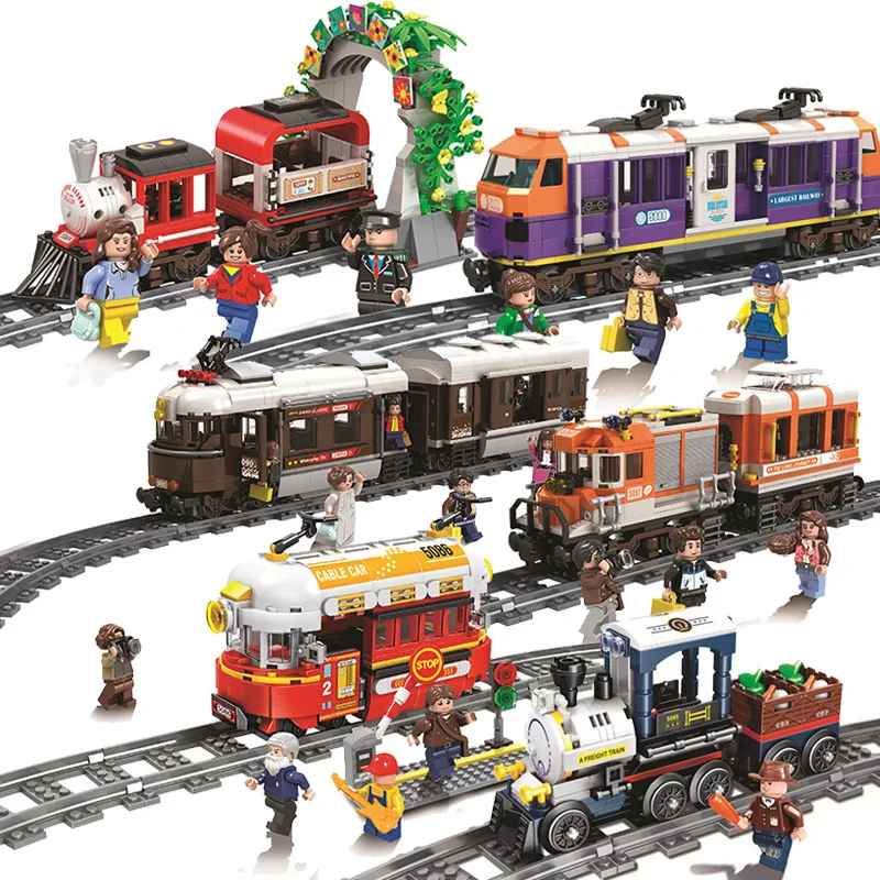 City Christmas old-fashioned Trains Track railway Rails sets Model building Blocks Sets Bricks Kid Toy Compatible Legoings
City Christmas old-fashioned Trains Track railway Rails sets Model building Blocks Sets Bricks Kid Toy Compatible Legoings