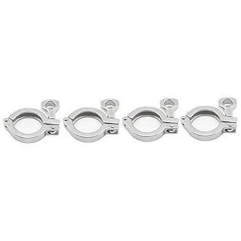SHGO HOT-Stainless Steel 304 Single Pin Heavy Duty Tri Clamp with Wing Nut for Ferrule TC 1.5 Inch(10 Pack)
SHGO HOT-Stainless Steel 304 Single Pin Heavy Duty Tri Clamp with Wing Nut for Ferrule TC 1.5 Inch(10 Pack)