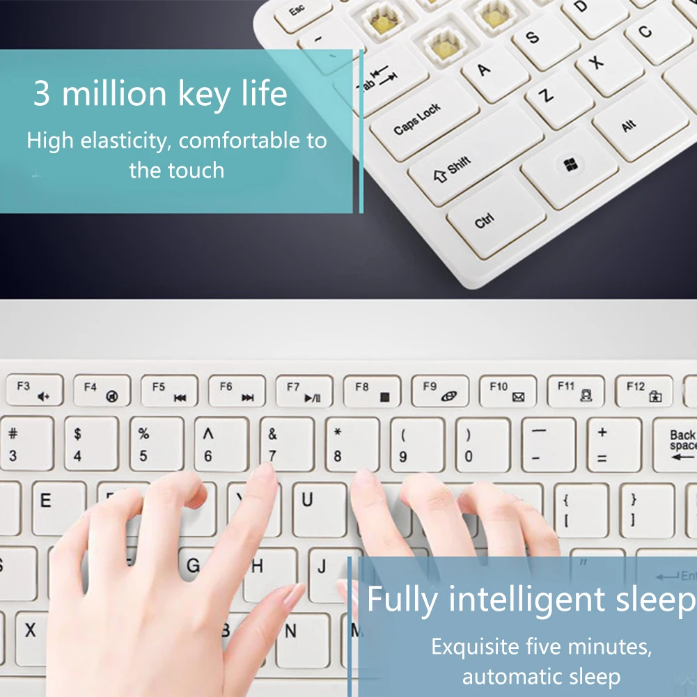 2.4G Wireless Keyboard Mouse Set Wireless Optical Mouse 1600dpi Keyboard Movie Set for Laptop PC GV99
2.4G Wireless Keyboard Mouse Set Wireless Optical Mouse 1600dpi Keyboard Movie Set for Laptop PC GV99
