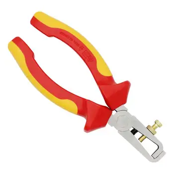 Wire Stripper Chrome-vanadium Steel for Electrician Home Use Insulated High Voltage 1000V Stripping Pliers
Wire Stripper Chrome-vanadium Steel for Electrician Home Use Insulated High Voltage 1000V Stripping Pliers