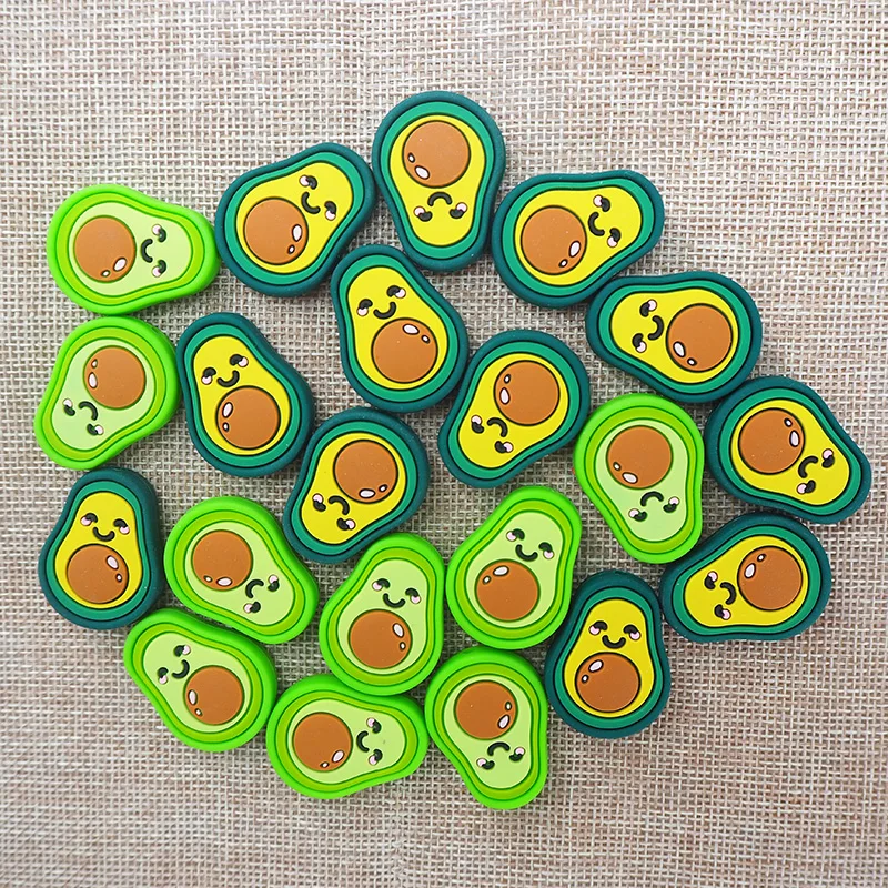 Chenkai 50PCS Silicone Avocado Beads Baby Chewing Nursing Pendant Sensory Teething Pacifier DIY Necklace Chain Nursing Toy
Chenkai 50PCS Silicone Avocado Beads Baby Chewing Nursing Pendant Sensory Teething Pacifier DIY Necklace Chain Nursing Toy