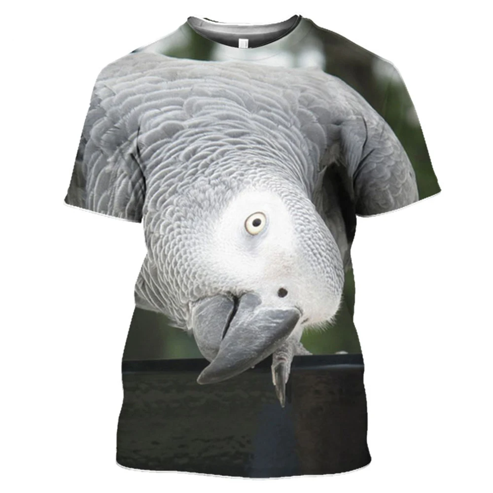 3D Print Bird Gray Parrot T-shirt Funny O-Neck Hispter Casual Harajuku Hip Hop Fitness Tops TShirt Clothing Dropshipping
3D Print Bird Gray Parrot T-shirt Funny O-Neck Hispter Casual Harajuku Hip Hop Fitness Tops TShirt Clothing Dropshipping