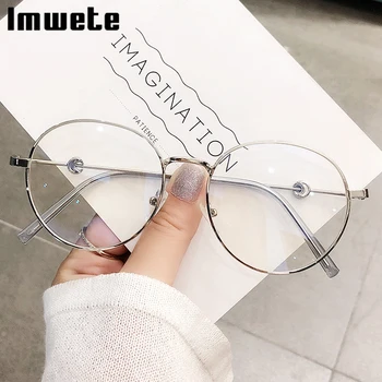 Imwete Metal Finished Myopia Glasses Women Men Frames Transparent Nearsighted Eyeglasses Prescription 0 -1.0 1.5 2.0 2.5 3.0 4.0 
Imwete Metal Finished Myopia Glasses Women Men Frames Transparent Nearsighted Eyeglasses Prescription 0 -1.0 1.5 2.0 2.5 3.0 4.0