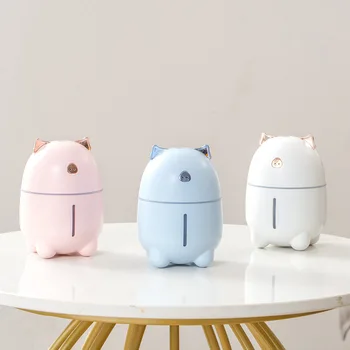 230ML USB Air Diffuser Cute Pet Humidifier Mini Aroma Diffuser Mist Maker Fogger Car Purifier Atomizer With Night Light For Home 
230ML USB Air Diffuser Cute Pet Humidifier Mini Aroma Diffuser Mist Maker Fogger Car Purifier Atomizer With Night Light For Home