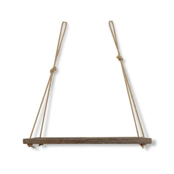 Rustic Wooden Floating Shelves with String - Farmhouse Hanging Shelves for Living Room Wall - Small Kitchen Shelves with Rope
Rustic Wooden Floating Shelves with String - Farmhouse Hanging Shelves for Living Room Wall - Small Kitchen Shelves with Rope