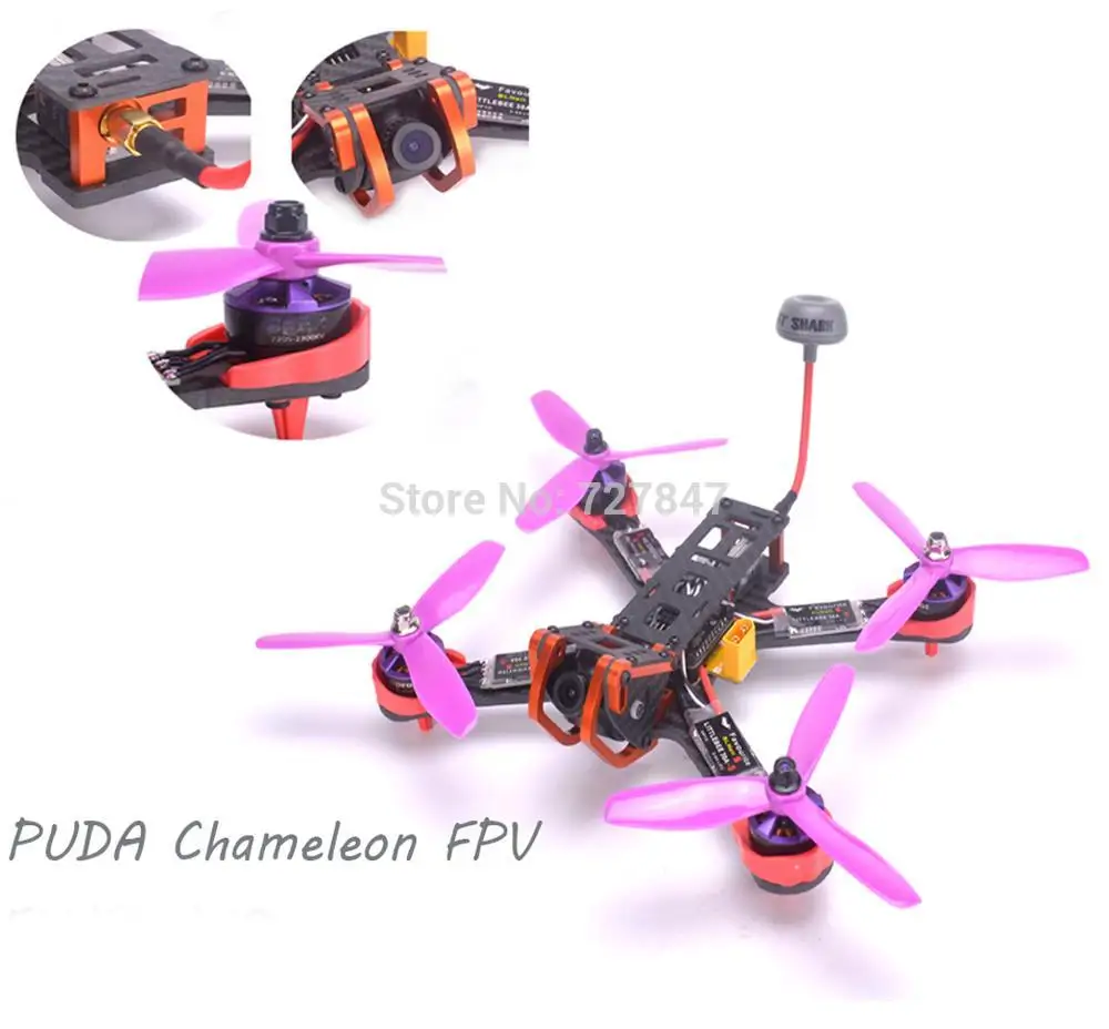 NEW Chameleon 220 220mm FPV Frame Quadcopter Kit 2205 2300kv Motor Littlebee 30A BLHeli-s ESC Flysky I6 For RC FPV Drone
NEW Chameleon 220 220mm FPV Frame Quadcopter Kit 2205 2300kv Motor Littlebee 30A BLHeli-s ESC Flysky I6 For RC FPV Drone