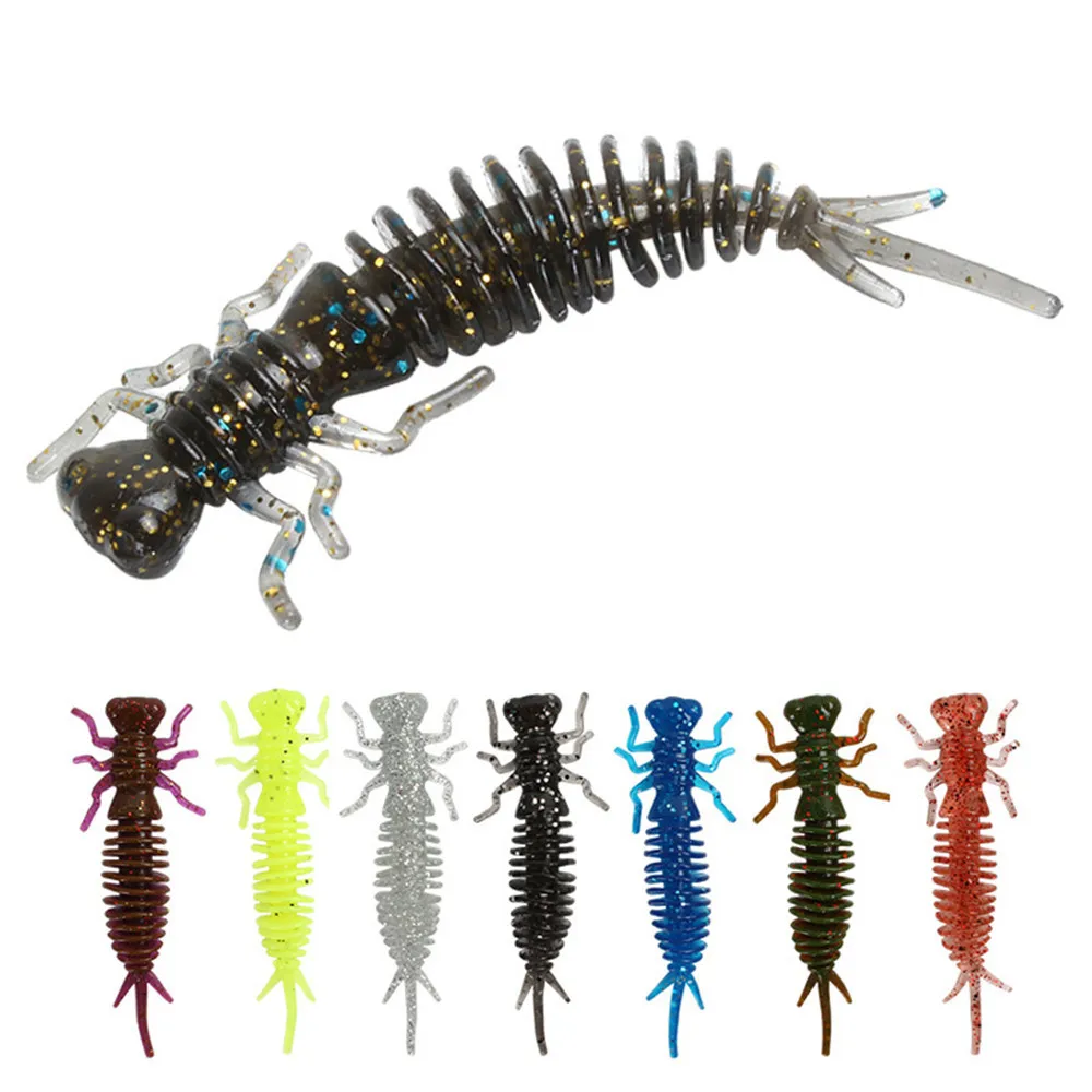 10 Pcs Larva Soft Lures 55mm 75mm 100mm Artificial Lures Fishing Worm Silicone Bass Pike Swim Jigging Baits Fishing Gear
10 Pcs Larva Soft Lures 55mm 75mm 100mm Artificial Lures Fishing Worm Silicone Bass Pike Swim Jigging Baits Fishing Gear
