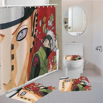 Waterproof Shower Curtain Bathroom Mat Set Pedestal Rug Lid Toilet Cover Washroom Rug Set Shower Curtain 
Waterproof Shower Curtain Bathroom Mat Set Pedestal Rug Lid Toilet Cover Washroom Rug Set Shower Curtain
