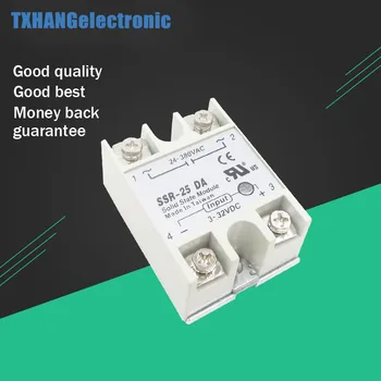 5PCS 24V-380V 25A 250V SSR-25 DA Solid ate Relay Module 3-32V DC To AC NEW diy electronics
5PCS 24V-380V 25A 250V SSR-25 DA Solid ate Relay Module 3-32V DC To AC NEW diy electronics