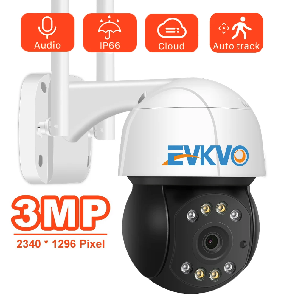 3MP Security IP Camera WIFI Auto Tracking 4X ZOOM HD Outdoor PTZ Camera Human Alarm Speed Dome Surveillance CCTV Two Way Audio
3MP Security IP Camera WIFI Auto Tracking 4X ZOOM HD Outdoor PTZ Camera Human Alarm Speed Dome Surveillance CCTV Two Way Audio