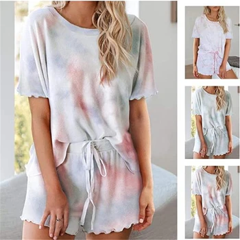 Women Printed Pajamas Long Puff Sleeve Tshirt and Shorts Set Button Down Pajamas Lounge Sleepwear Set
Women Printed Pajamas Long Puff Sleeve Tshirt and Shorts Set Button Down Pajamas Lounge Sleepwear Set