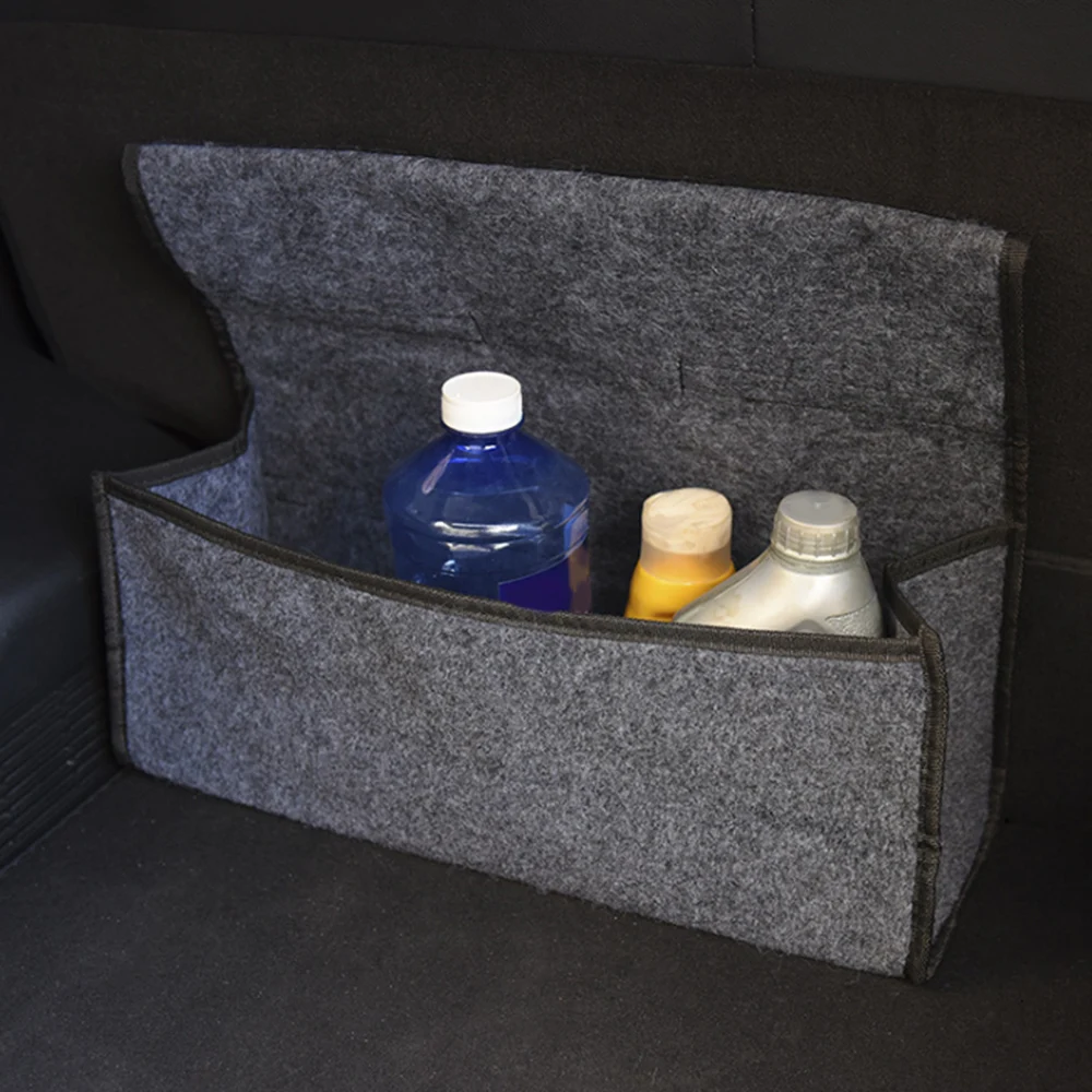 Universal Car Trunk Organizer Foldable Car Felt Storage Box Trash Tool Bag Multi-use Stowing Tidying Package Organizer Bag Oc24
Universal Car Trunk Organizer Foldable Car Felt Storage Box Trash Tool Bag Multi-use Stowing Tidying Package Organizer Bag Oc24