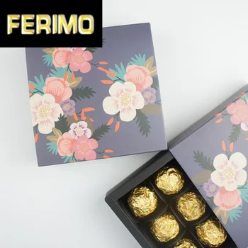 13.1*13.1*3.5cm deep spring flower theme 10 set Chocolate Paper Box valentine's day Candy Storage Boxes DIY handmade multi-use
13.1*13.1*3.5cm deep spring flower theme 10 set Chocolate Paper Box valentine's day Candy Storage Boxes DIY handmade multi-use