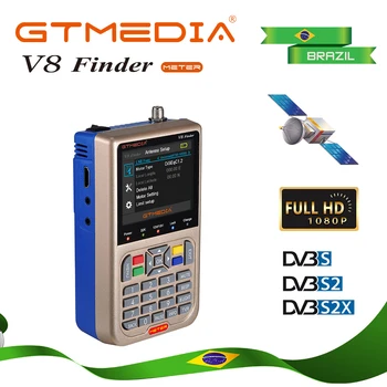 GTmedia V8 Finder meter DVB-S2/S2X Digital Satellite Sat Finder Meter HD 1080P Satellite Finder Tool ACM Sat Finder Signal
GTmedia V8 Finder meter DVB-S2/S2X Digital Satellite Sat Finder Meter HD 1080P Satellite Finder Tool ACM Sat Finder Signal