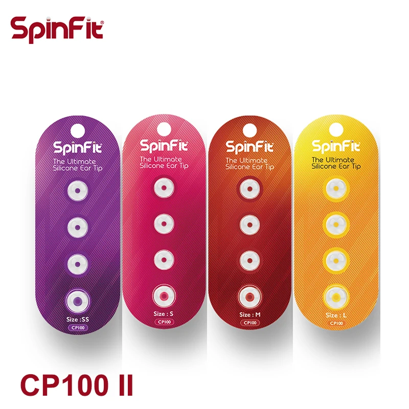 Запатентованные Силиконовые амбушюры DUNU SpinFit CP100 CP800 CP145 (1 карта) с возможностью