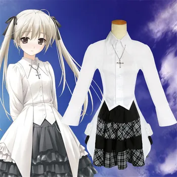 Cosplay Anime Yosuga no Sora Sora Kasugano Costume for women lolita maid outfit princess skirt JK uniform full set
Cosplay Anime Yosuga no Sora Sora Kasugano Costume for women lolita maid outfit princess skirt JK uniform full set