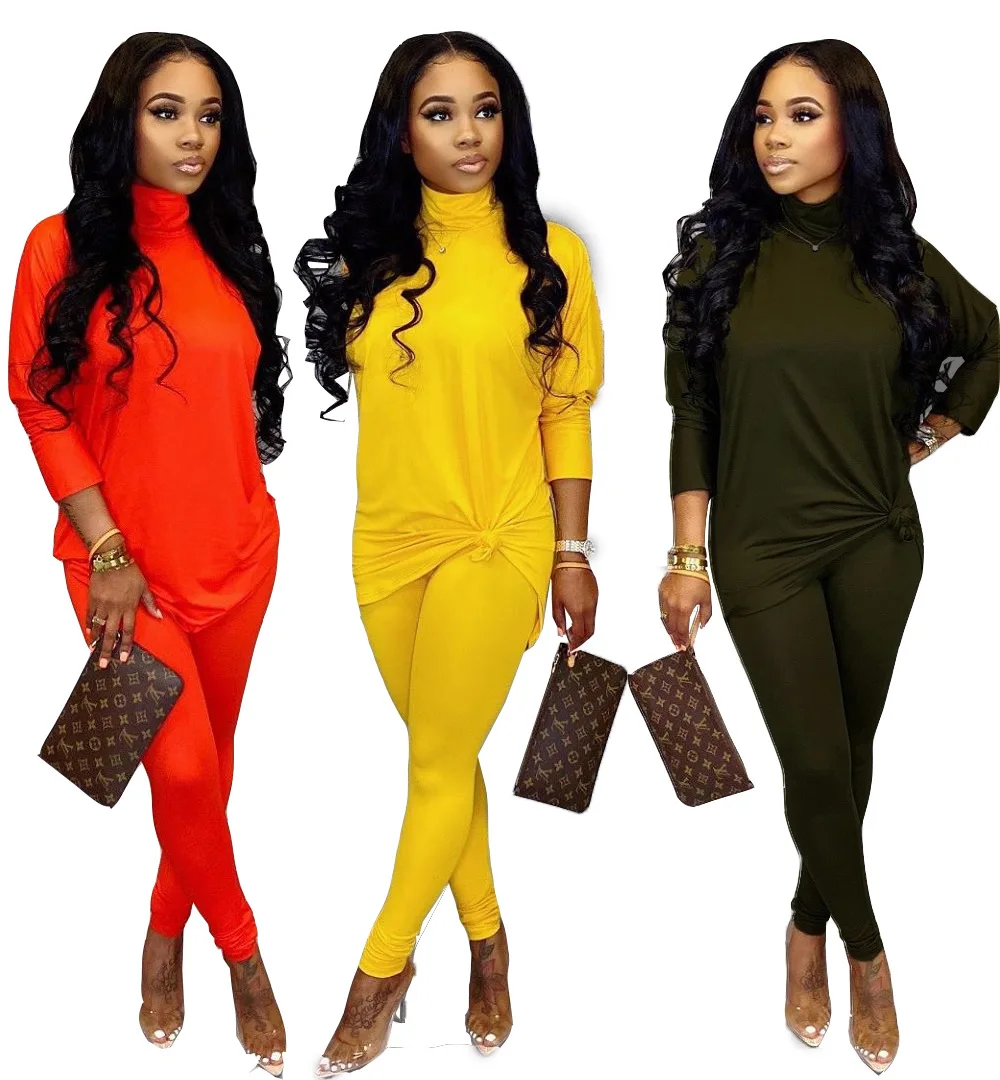 2020 Autumn Women 's Suit Solid Color Round Neck Long-Sleeved Top Pants Two - Piece Set European and American Outfits
2020 Autumn Women 's Suit Solid Color Round Neck Long-Sleeved Top Pants Two - Piece Set European and American Outfits