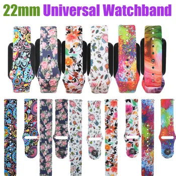 22mm Width Watchband Compatible with Amazfit Pace/Stratos/GTR 47mm Colorful Pattern Fashion Bracelet Of Ticwatch E2 Moto 360 Man
22mm Width Watchband Compatible with Amazfit Pace/Stratos/GTR 47mm Colorful Pattern Fashion Bracelet Of Ticwatch E2 Moto 360 Man